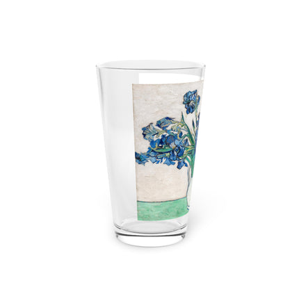 Irises by Vincent Van Gogh Glass, 16oz