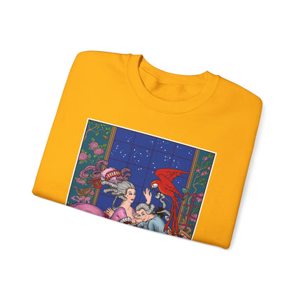 The Jealous Parrot by George Barbier Heavy Blend™ Crewneck Sweatshirt