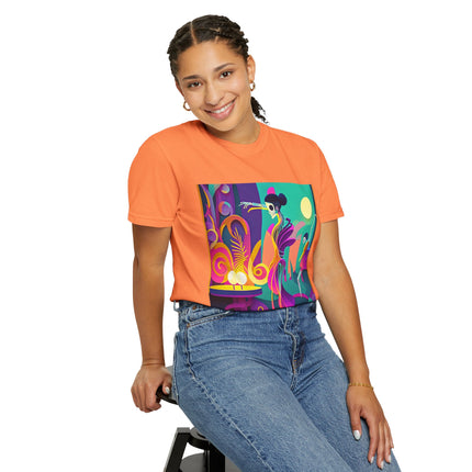 Dance of the Skeleton Ballerinas Unisex Garment-Dyed T-shirt