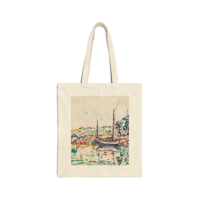 Concarneau by Paul Signac Cotton Canvas Tote Bag