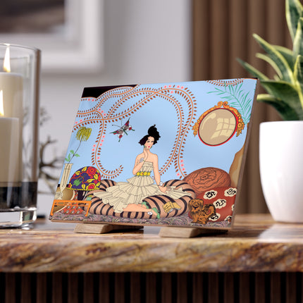 Minuit … ou l’appartement à la mode by George Barbier Ceramic Tile