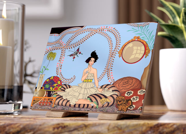 Minuit … ou l’appartement à la mode by George Barbier Ceramic Tile