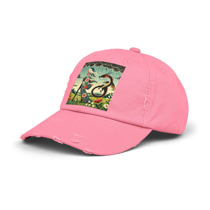 The Dragon Fairy’s Stride Unisex Distressed Cap