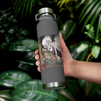 Mitsukuni Defying the Skeleton Spectre by Utagawa Kuniyoshi Copper Vacuum Insulated Bottle, 22oz