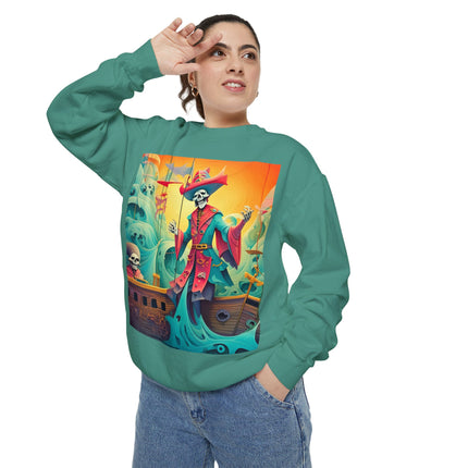 Skeleton Crew of the Misty Seas Unisex Garment-Dyed Sweatshirt