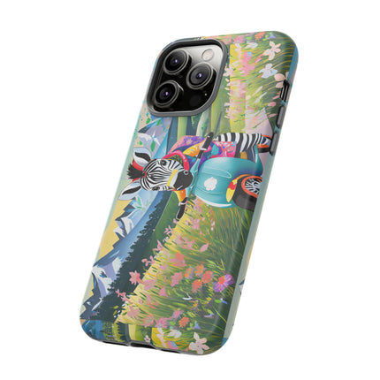 Stripes on Wheels Phone Cases