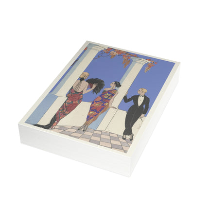 Le goût des châles by George Barbier Postcards (envelopes included) - Bundles of 10, 30, 50 Pieces