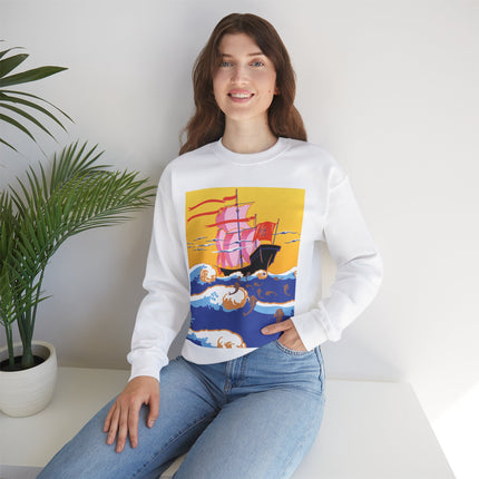 Golden Seas and Whimsical Dreams Heavy Blend™ Crewneck Sweatshirt