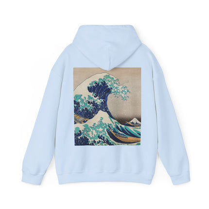 The Great Wave off Kanagawa by Katsushika Hokusai Heavy Blend™ Hooded Sweatshirt