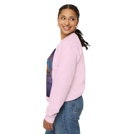 Whimsical Halloween Mischief Unisex Heavy Blend™ Crewneck Sweatshirt