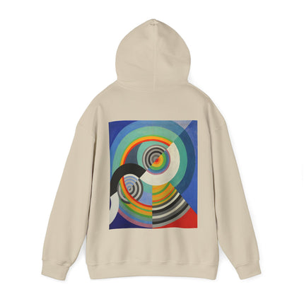 Rythme No. 3 by Robert Delaunay Heavy Blend™ Hooded Sweatshirt