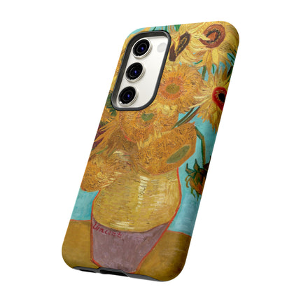 Vase with Twelve Sunflowers by Vincent Van Gogh Phone Cases