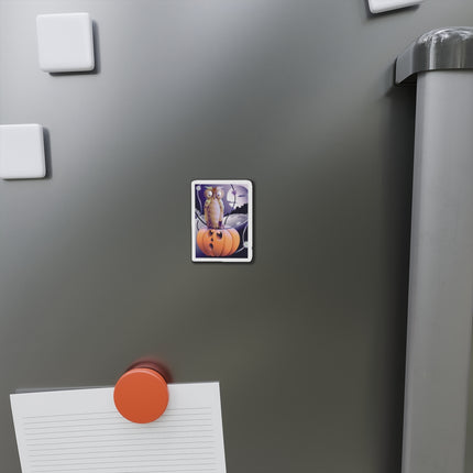 The Startled Pumpkin Die-Cut Magnets (5 Sizes)