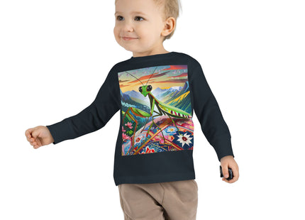 The Joyful Mantis Toddler Long Sleeve Tee
