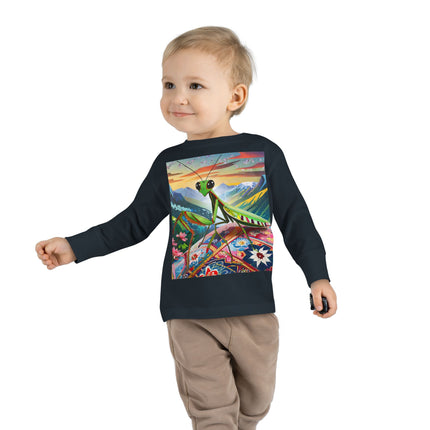 The Joyful Mantis Toddler Long Sleeve Tee