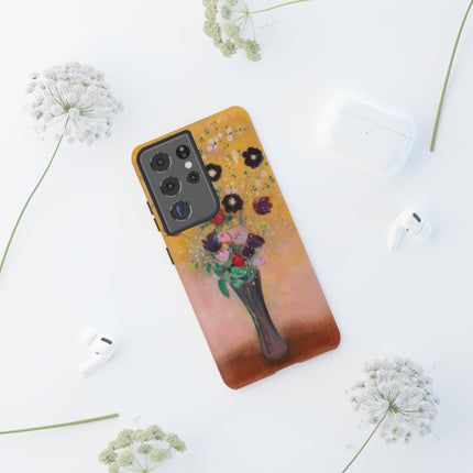 Vase of Flowers by Odilon Redon Phone Cases