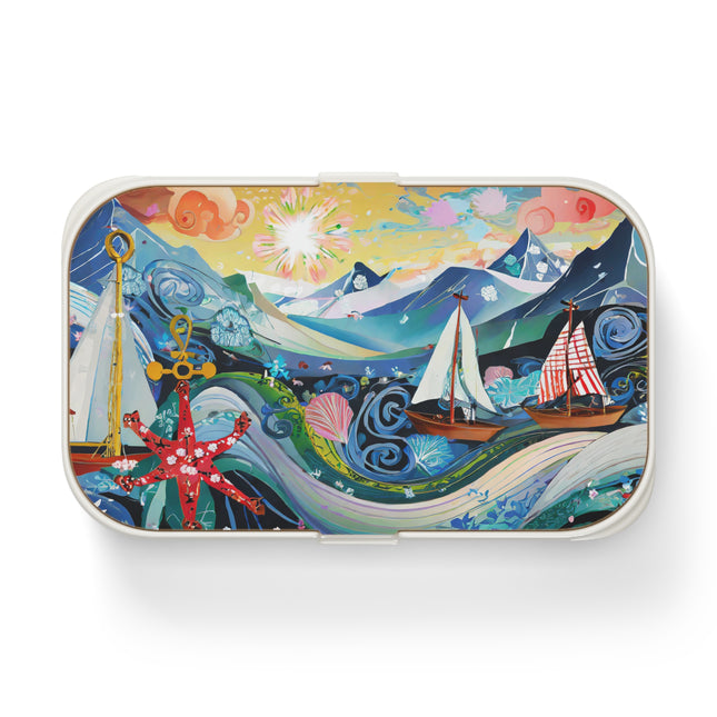 Nautical Patterns Bento Lunch Box