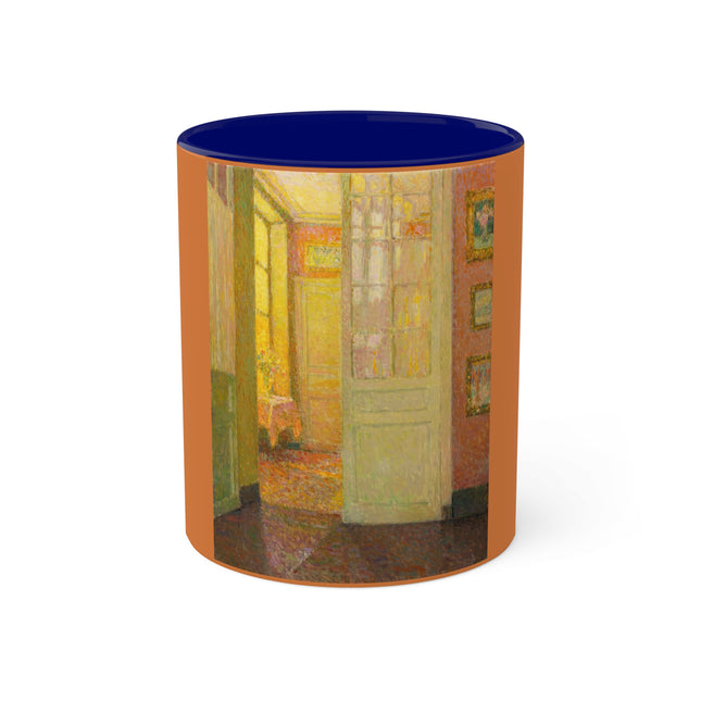 Interior, Window Light by Henri Le Sidaner Colorful Mugs, 11oz
