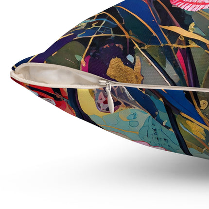 Ethereal Irises Spun Polyester Square Pillow