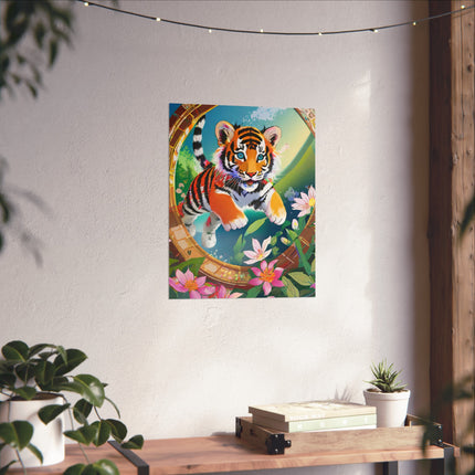 Majestic Tiger Cub Fine Art Posters