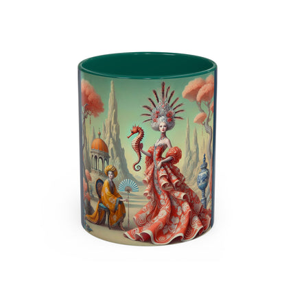 The Seahorse Court Colorful Mugs (11oz, 15oz)