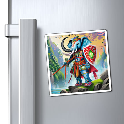 Cyberpunk Elephant Magnet (3 Sizes)