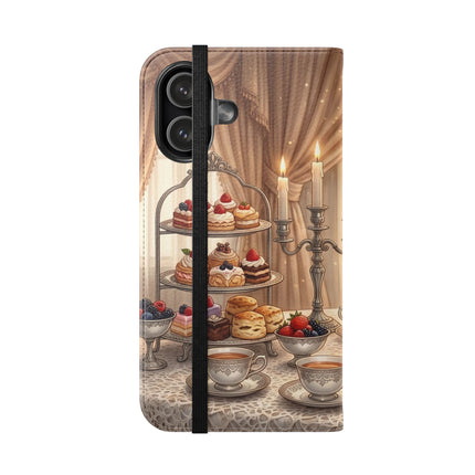 🍓🐱 The Patisserie Kitten Flip Case – Sweet Charm & Storybook Delight