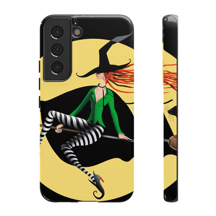 A Witch’s Moonlit Flight Phone Cases
