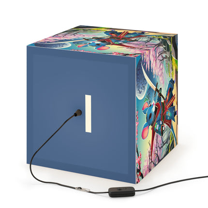 Cyber Samurai Rat Light Cube Lamp