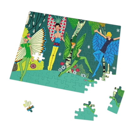 Enchanting Fairies of A Midsummer Night's Dream Jigsaw Puzzle (30, 110, 252-Piece)