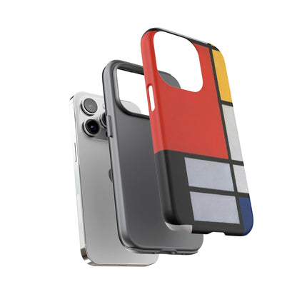Composition with Red, Yellow, Blue, and Black by Piet Mondrian Phone Cases