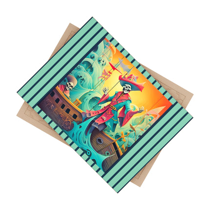 Skeleton Crew of the Misty Seas Ceramic Tile