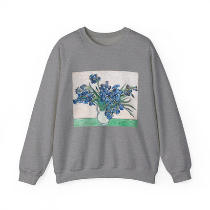 Irises by Vincent Van Gogh Heavy Blend™ Crewneck Sweatshirt