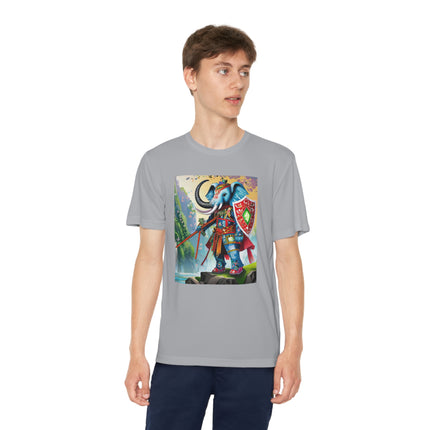 Cyberpunk Elephant Youth Competitor Tee