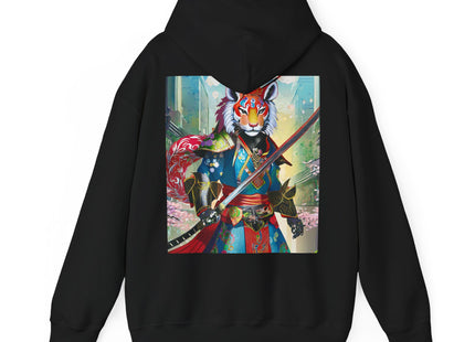 Cyberpunk Samurai Tiger – Heavy Blend™ Hooded Sweatshirt
