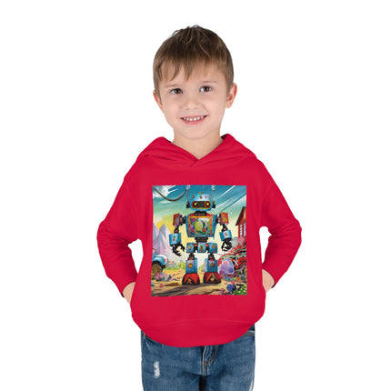 The Rusty Robot Toddler Pullover Fleece Hoodie