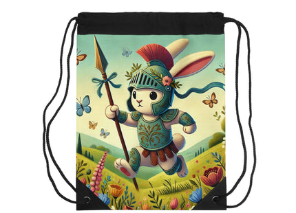 Rabbit Gladiator Drawstring Bag