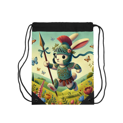 Rabbit Gladiator Drawstring Bag