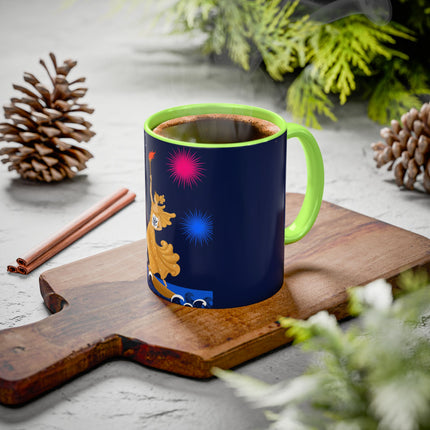 Liberty's Triumph Colorful Mugs – Art Deco Glory & Triumphant Spirit