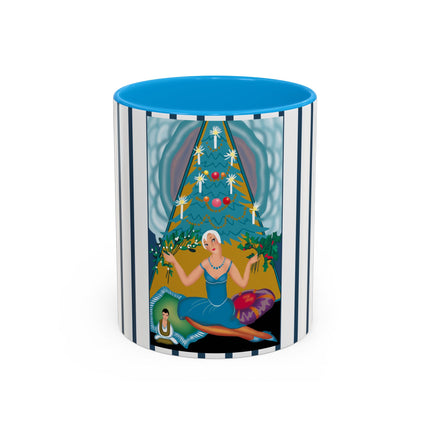 Art Deco Christmas Elegance Colorful Mugs (11oz, 15oz)