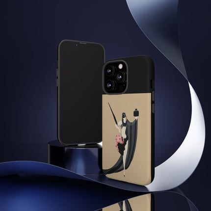 Dancer with Ink & Blossoms Phone Case – Elegant Grace & Artistic Poise