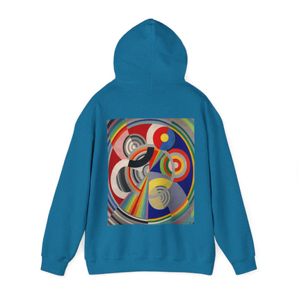 Rythme No. 1 by Robert Delaunay Heavy Blend™ Hooded Sweatshirt