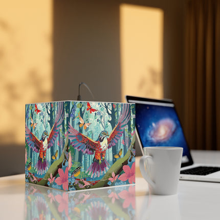 A Colorful Raptor Light Cube Lamp