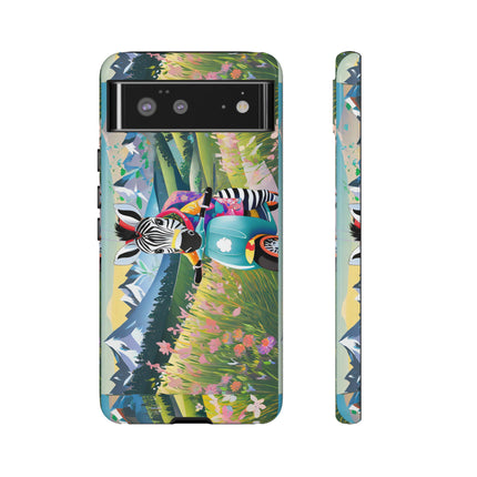 Stripes on Wheels Phone Cases