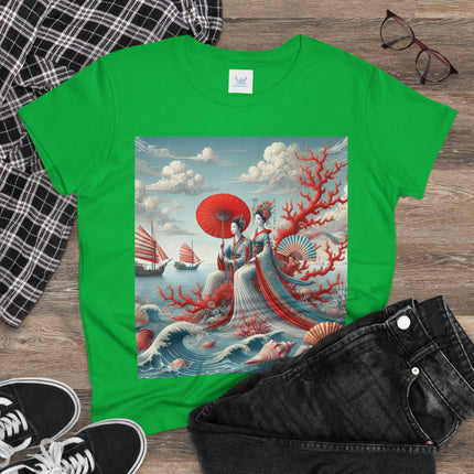 Ladies by the Quiet Sea Cotton Tee
