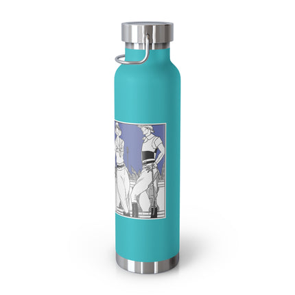 Coastal Elegance Copper Vacuum Insulated Bottle, 22oz