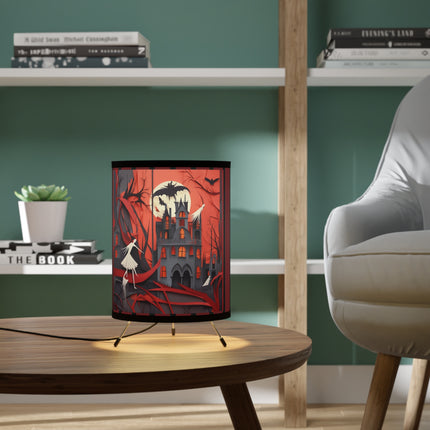 Halloween Night Scene Tripod Lamp