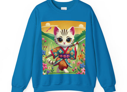 Samurai Kitten Unisex Heavy Blend™ Crewneck Sweatshirt