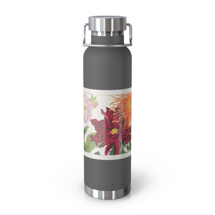 Dahlia by Tanigami Kônan Copper Vacuum Insulated Bottle, 22oz