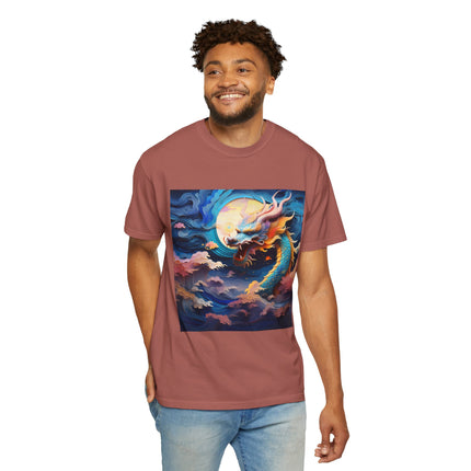 A Dragon's Ascent Unisex Garment-Dyed T-shirt